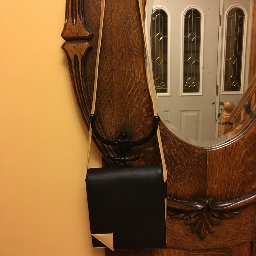 Womens Black and Tan JOOP purse